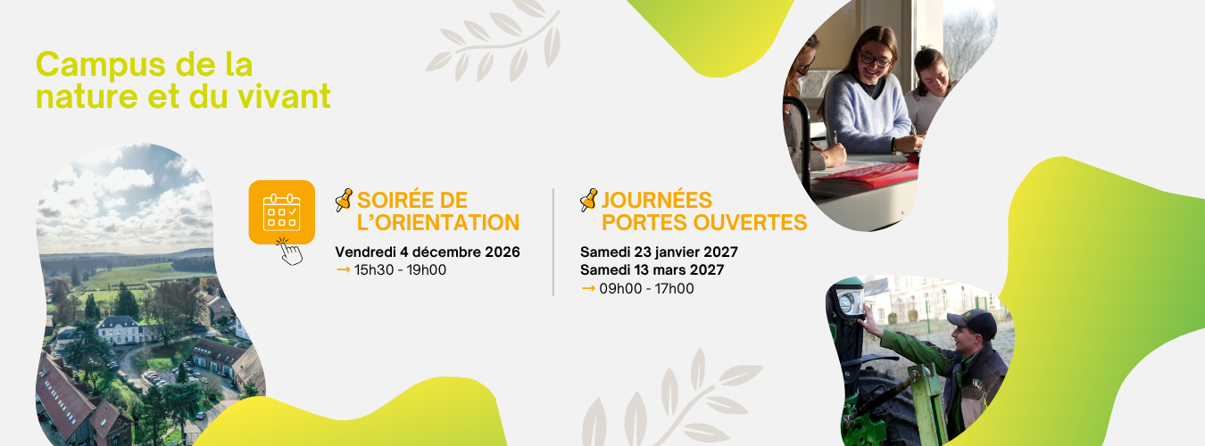Evenements Paraclet 2026-2027 pour l'orientation